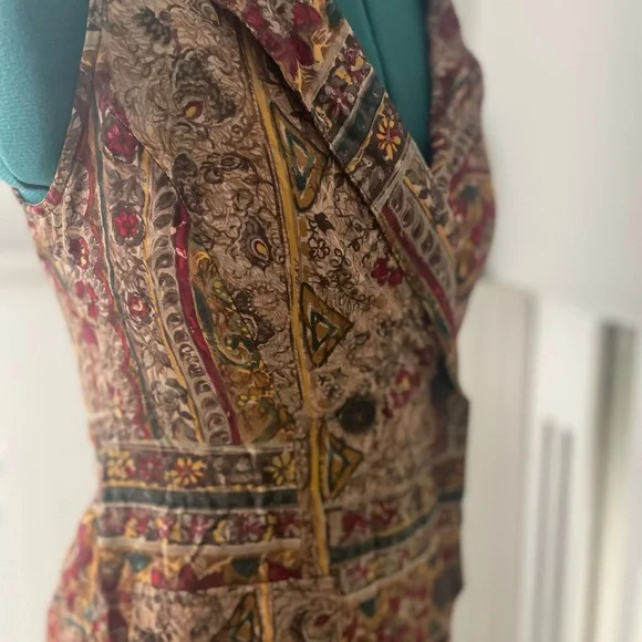 Vintage floral paisley pattern vest top - Picture 3 of 6